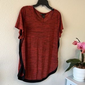 Suzie in the City size XL stretchy top with black trim